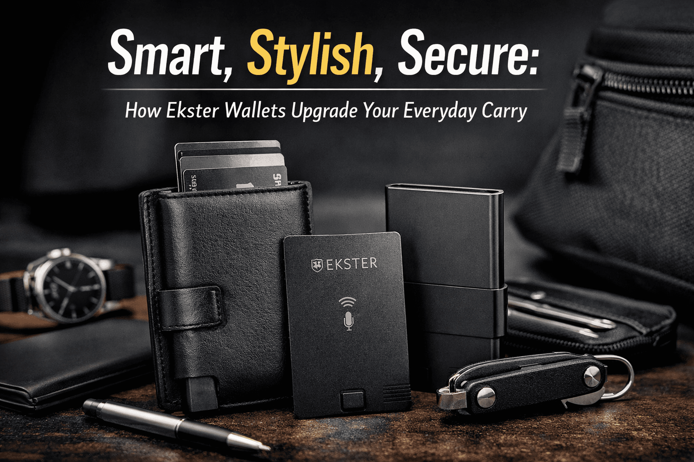 “Smart, Stylish, Secure: How Ekster Wallets Upgrade Your Everyday Carry”