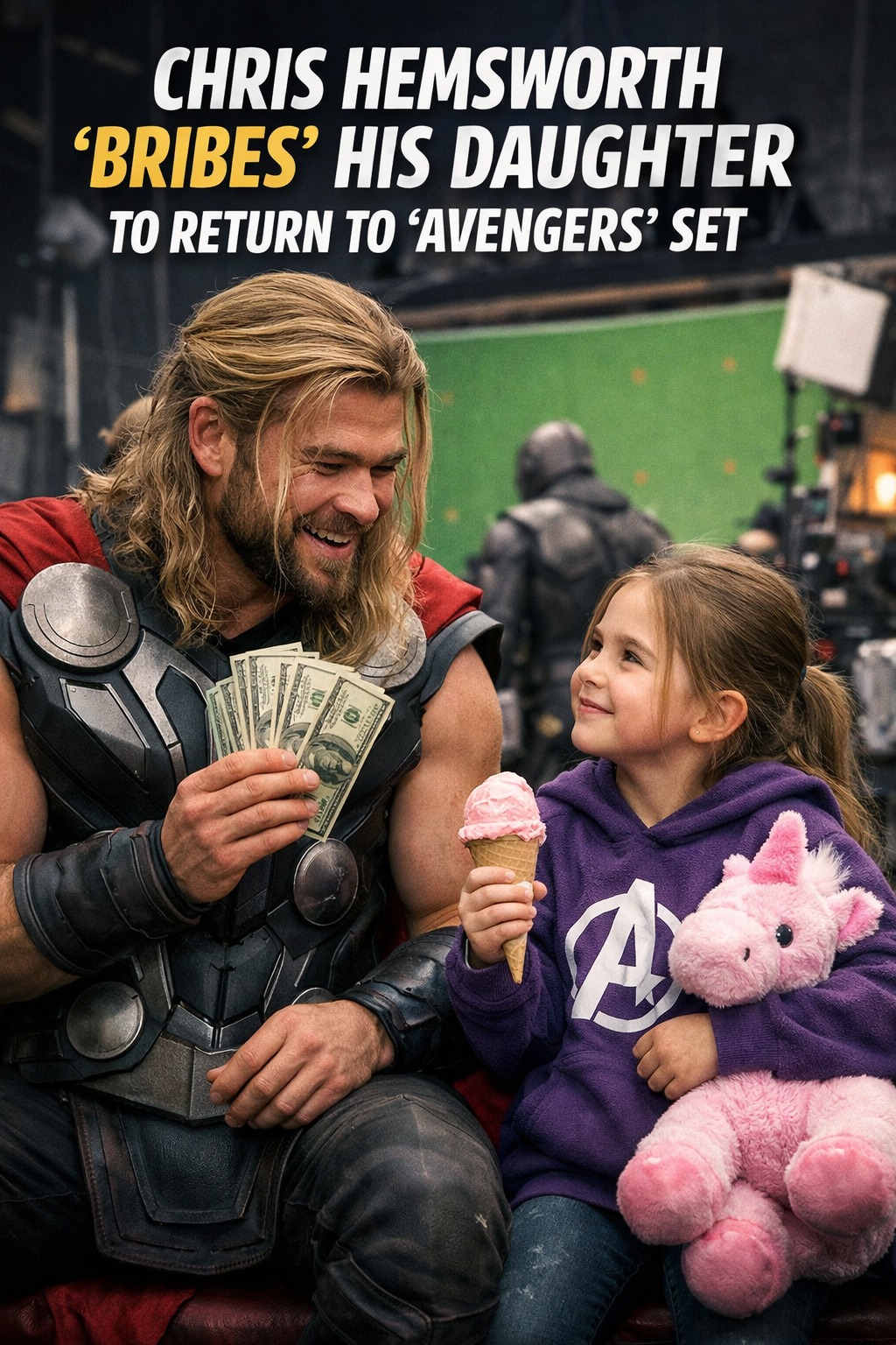 Chris Hemsworth ‘Bribed’ His Daughter to Return to Avengers Set