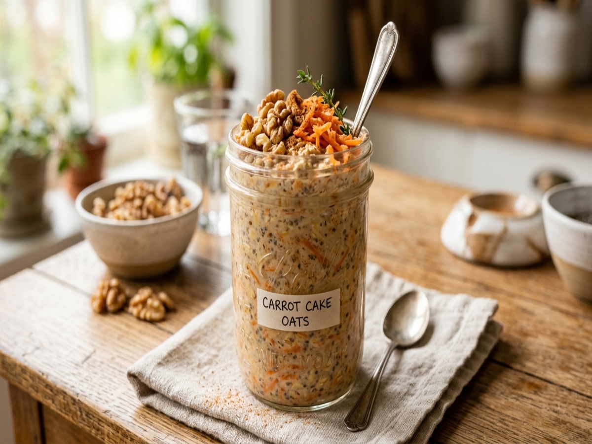 Carrot Cake Overnight Oats Surge Globally Healthy Breakfast Trend Explodes