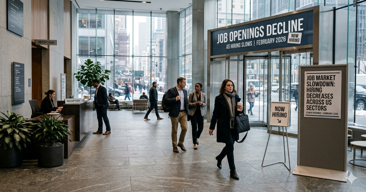 US Job Openings Drop to 6.88M in February: Is the Labor Market Cooling?