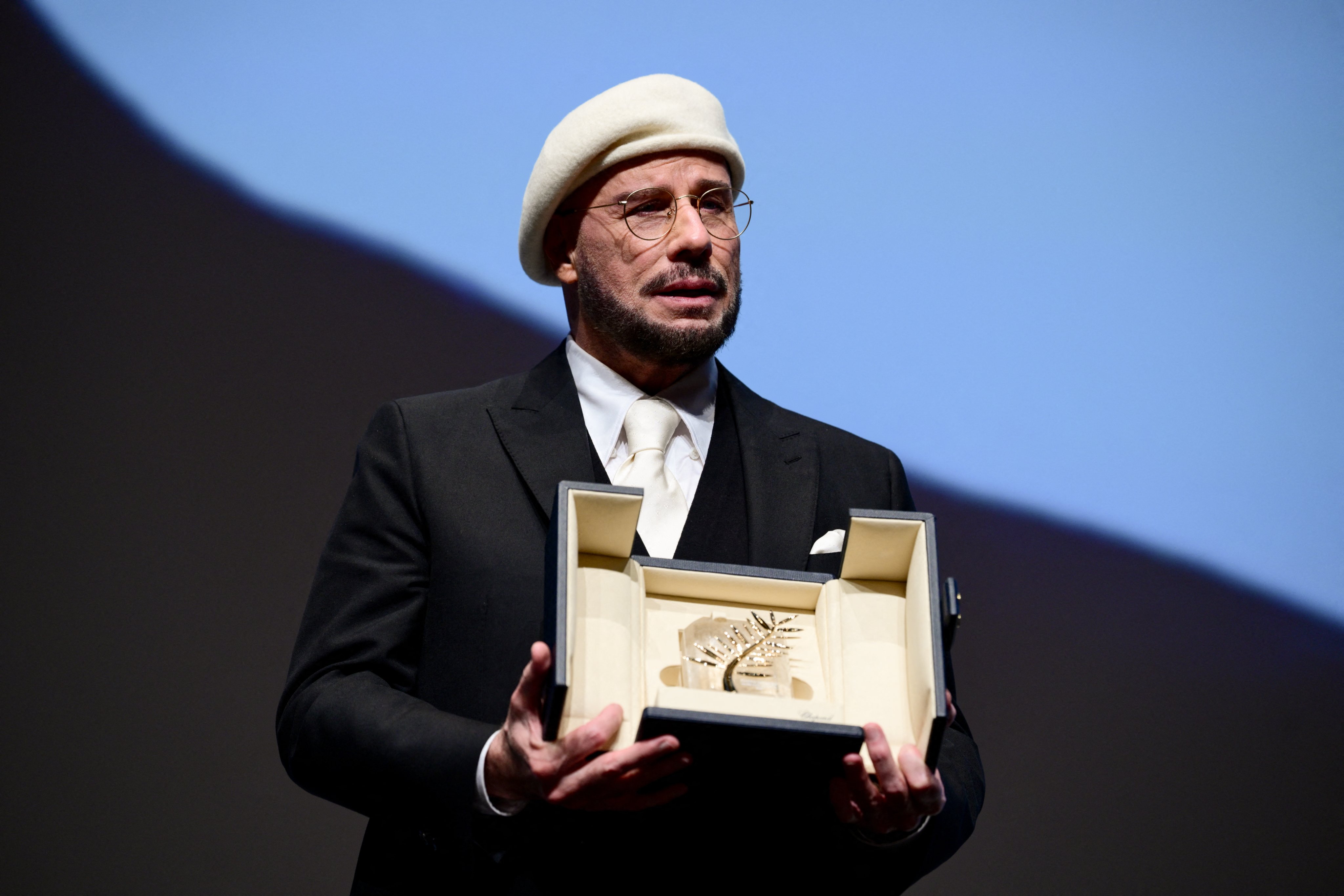 John Travolta Receives Honorary Palme d’Or at Cannes Film Festival